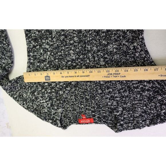 Guess Sweater Black Grey White Size Small Long Sleeves (13) - Picture 9 of 12
